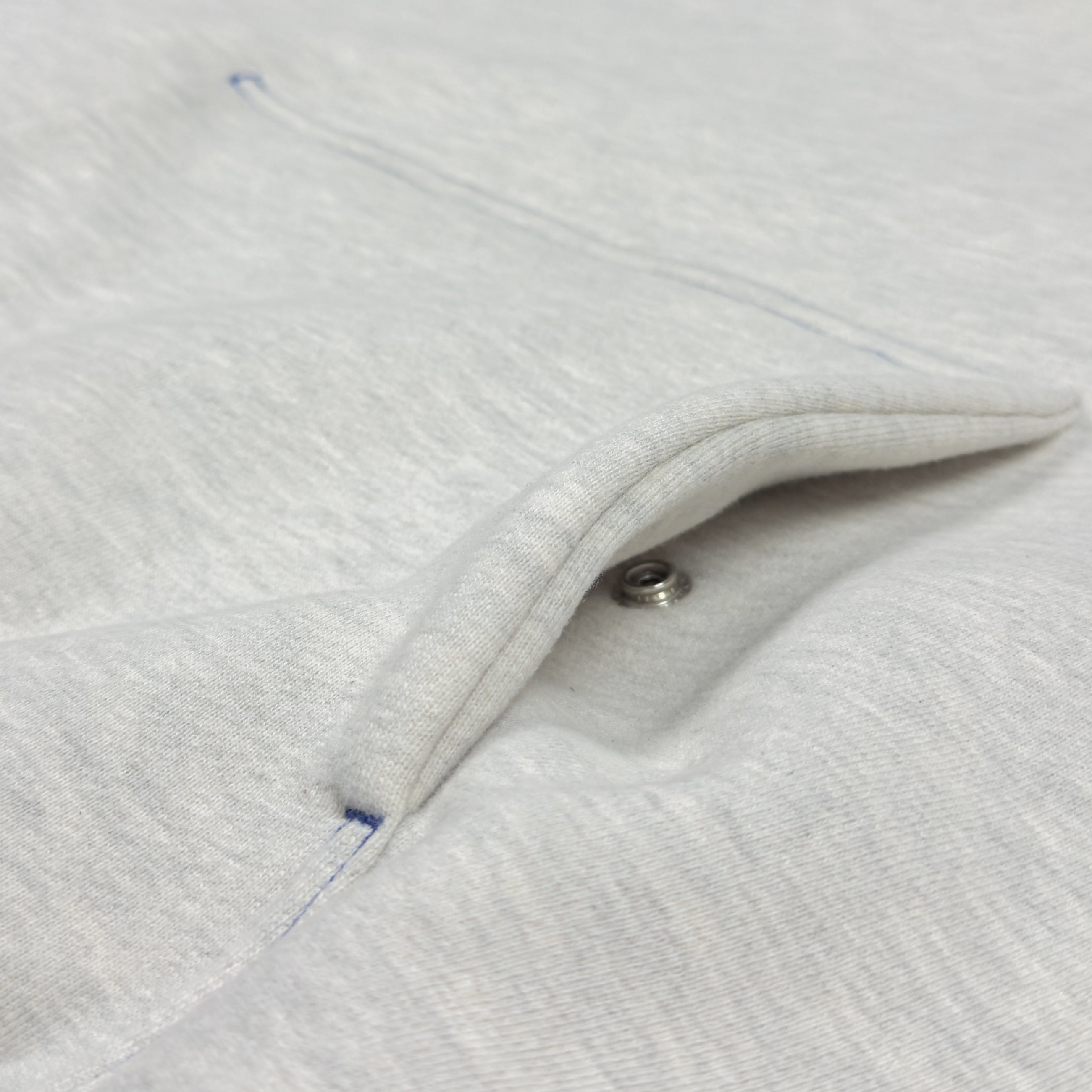 Yeezy 2019 Unreleased Snap Button Blue Stitch Perfect Hoodie