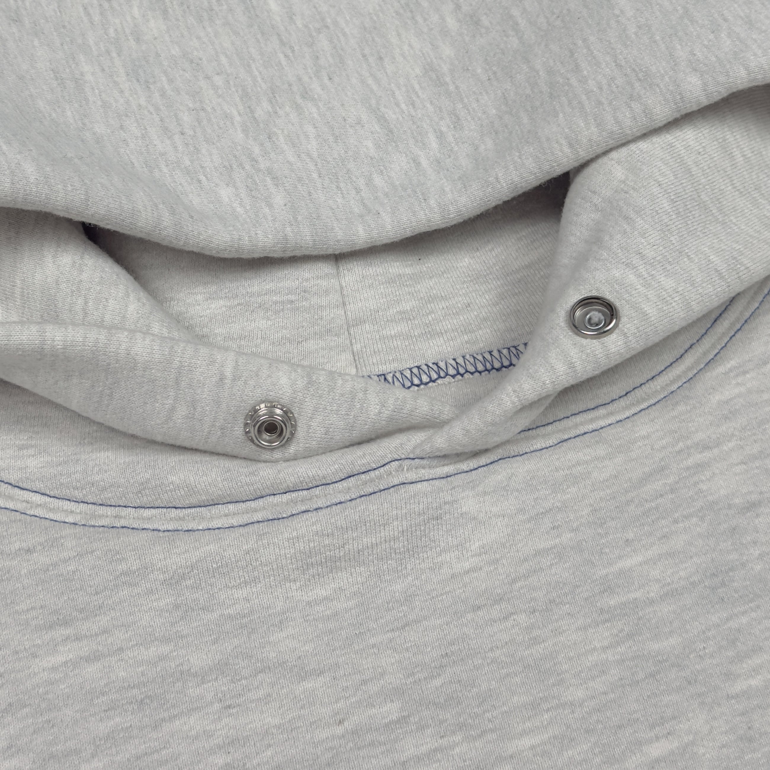 Yeezy 2019 Unreleased Snap Button Blue Stitch Perfect Hoodie