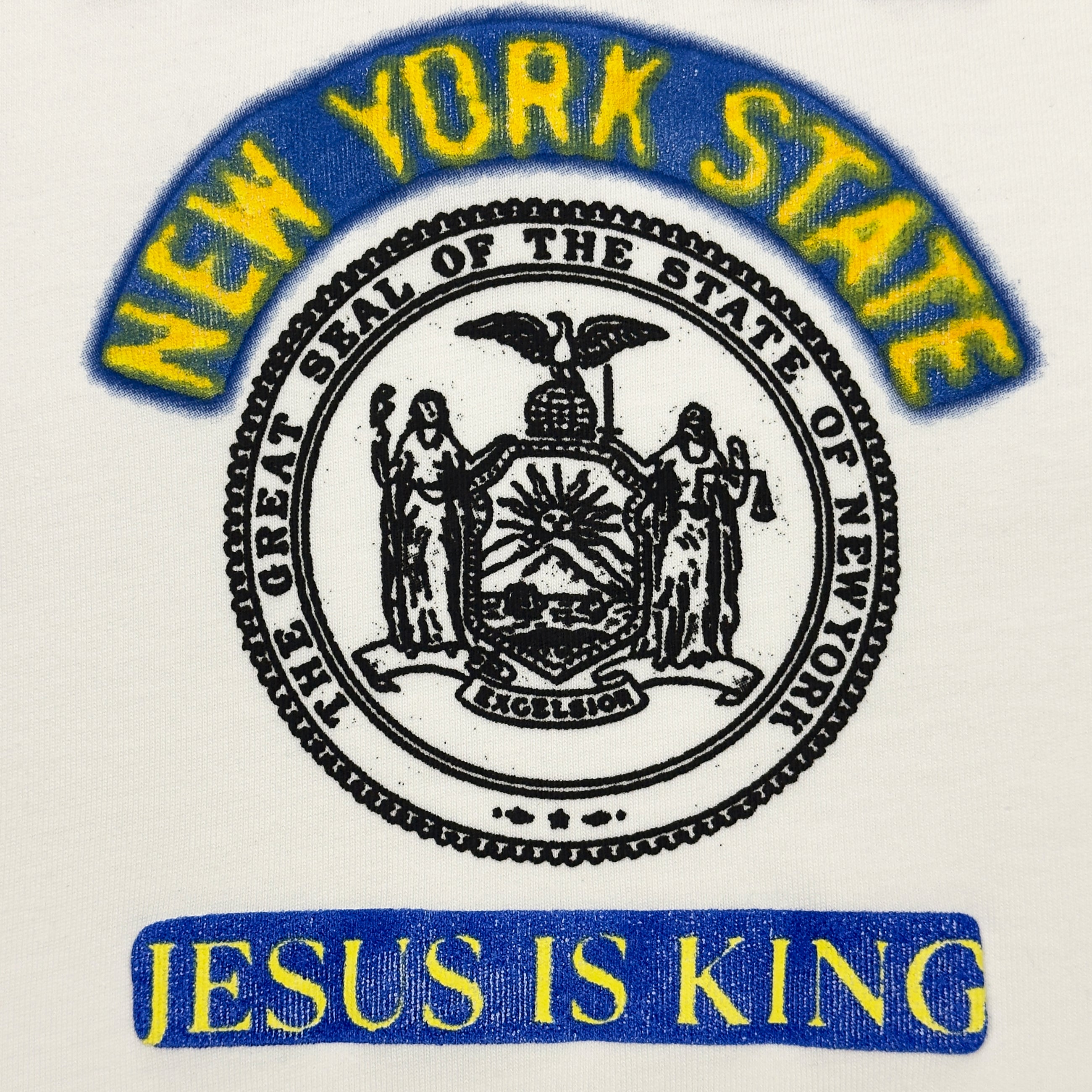 Yeezy Season 7 Jesus Is King New York LP Tee In White