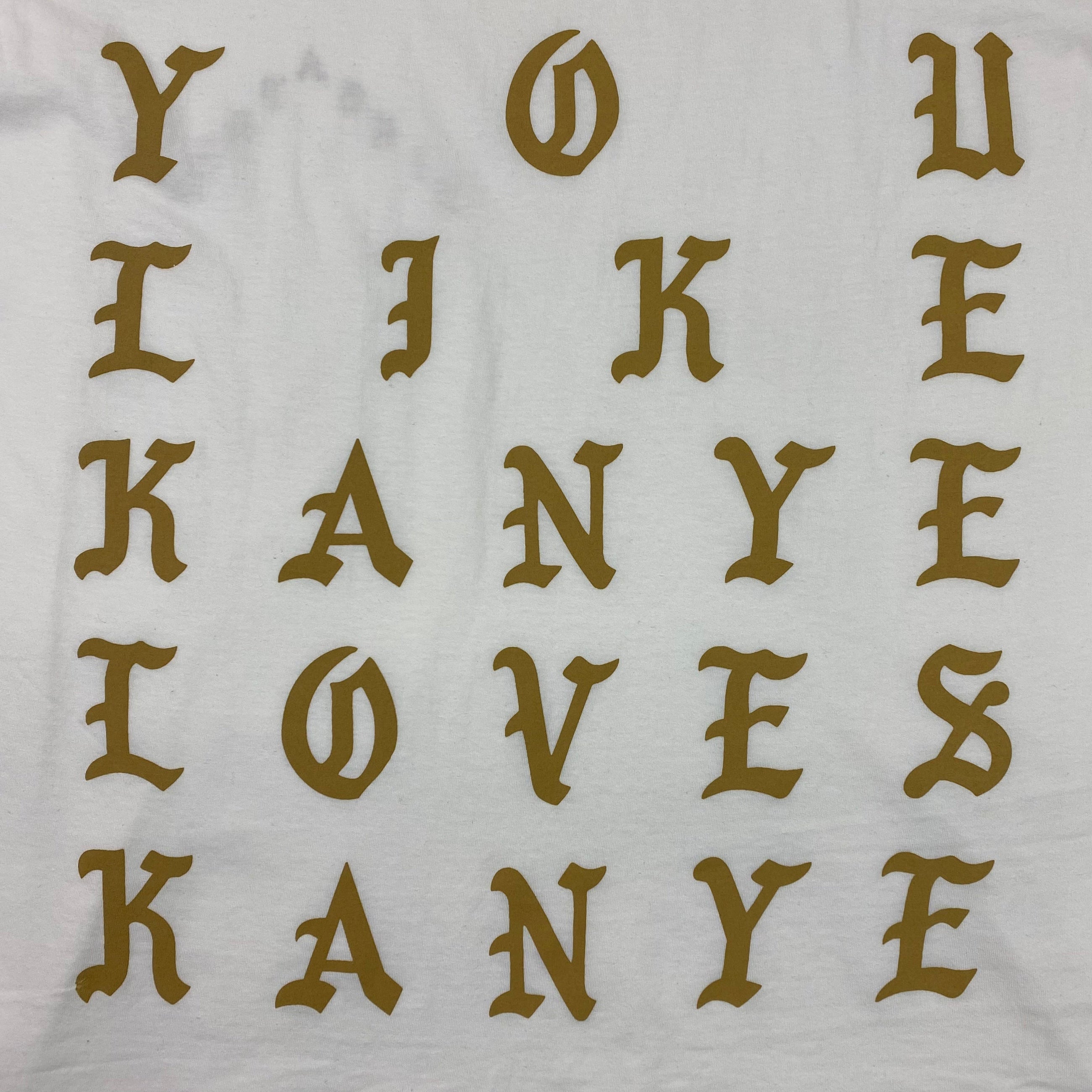 The Life of Pablo 2016 ‘I Love You’ Long Sleeve In White