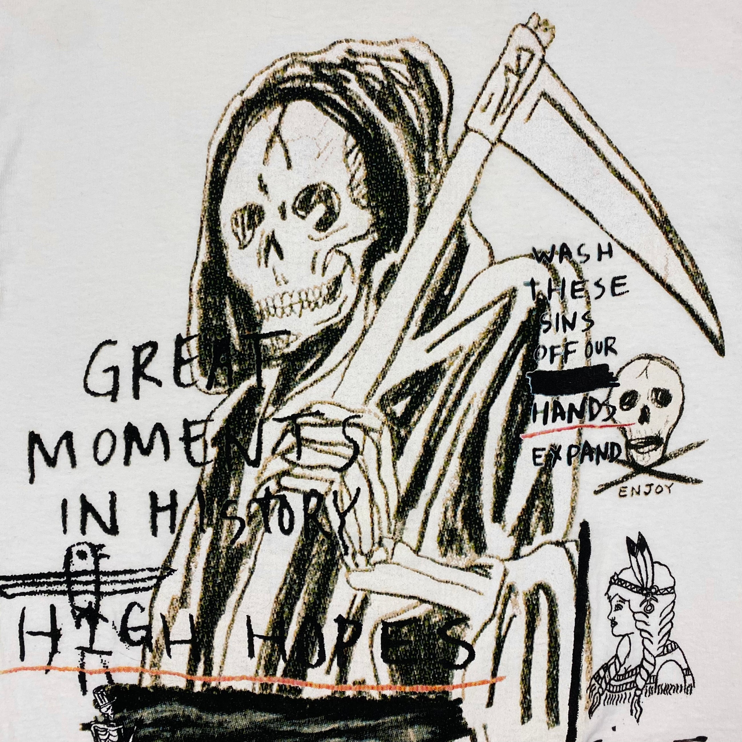 Yeezus 2015 Unreleased F&F ‘How To Beat The Devil’ Long Sleeve In White