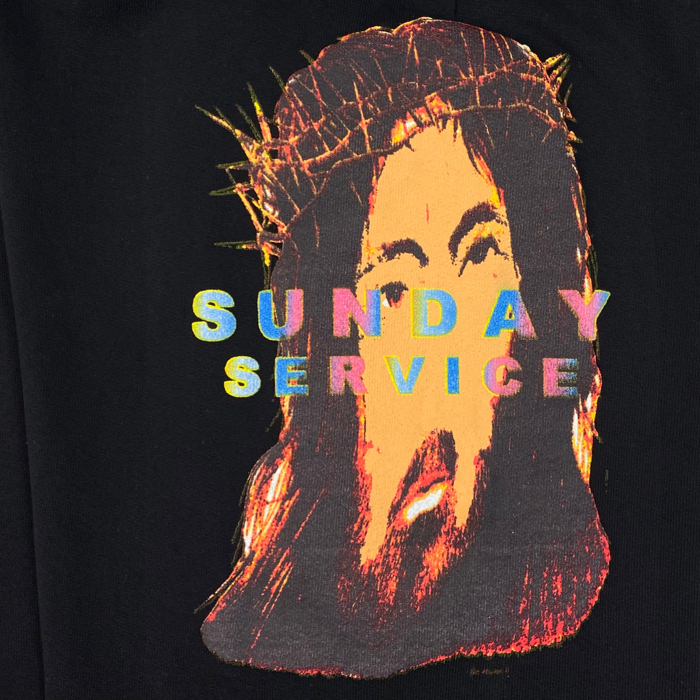 Jesus Is King 2019 AWGE Black Sweatpants