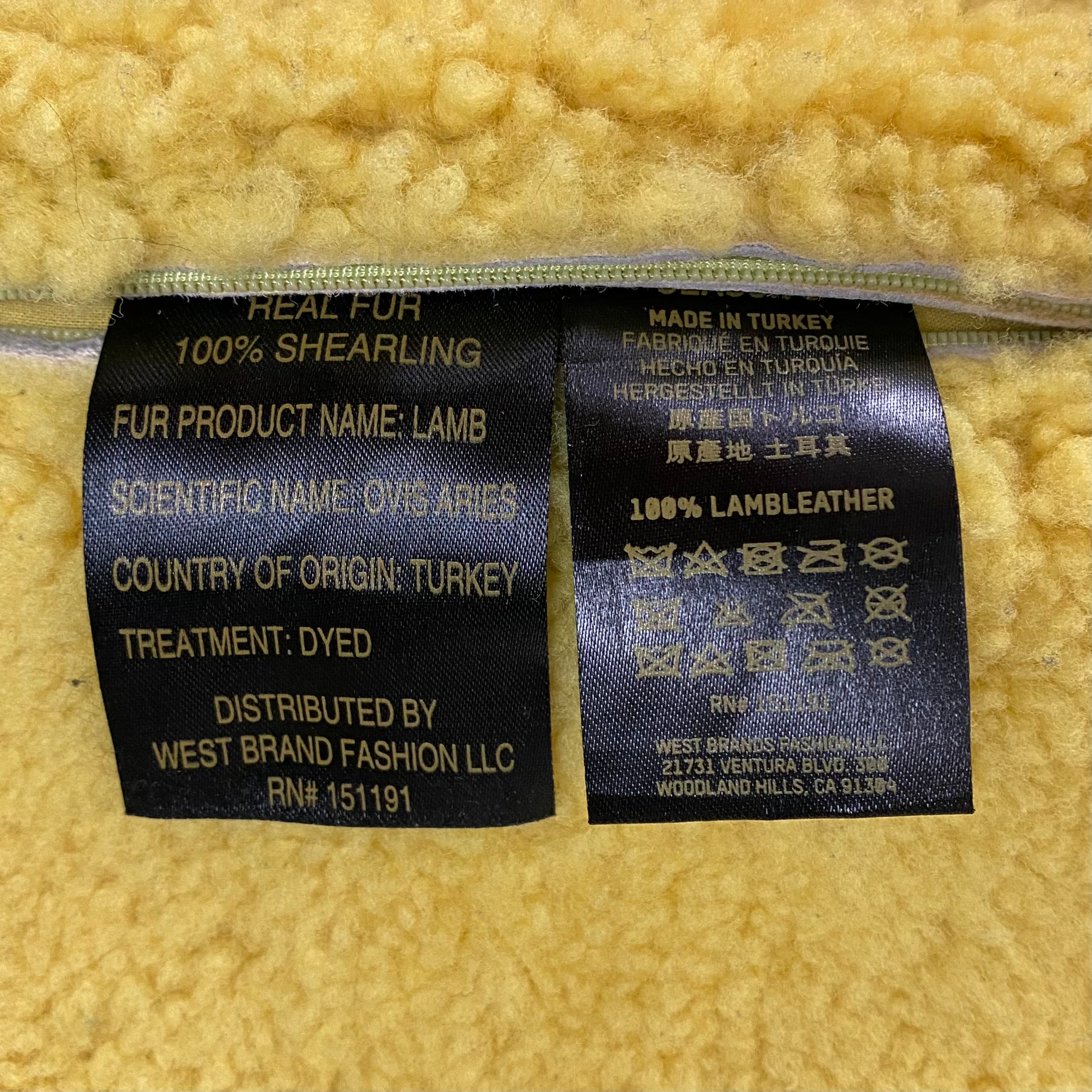 Yeezy Season 3 God Sun Shearling Jacket