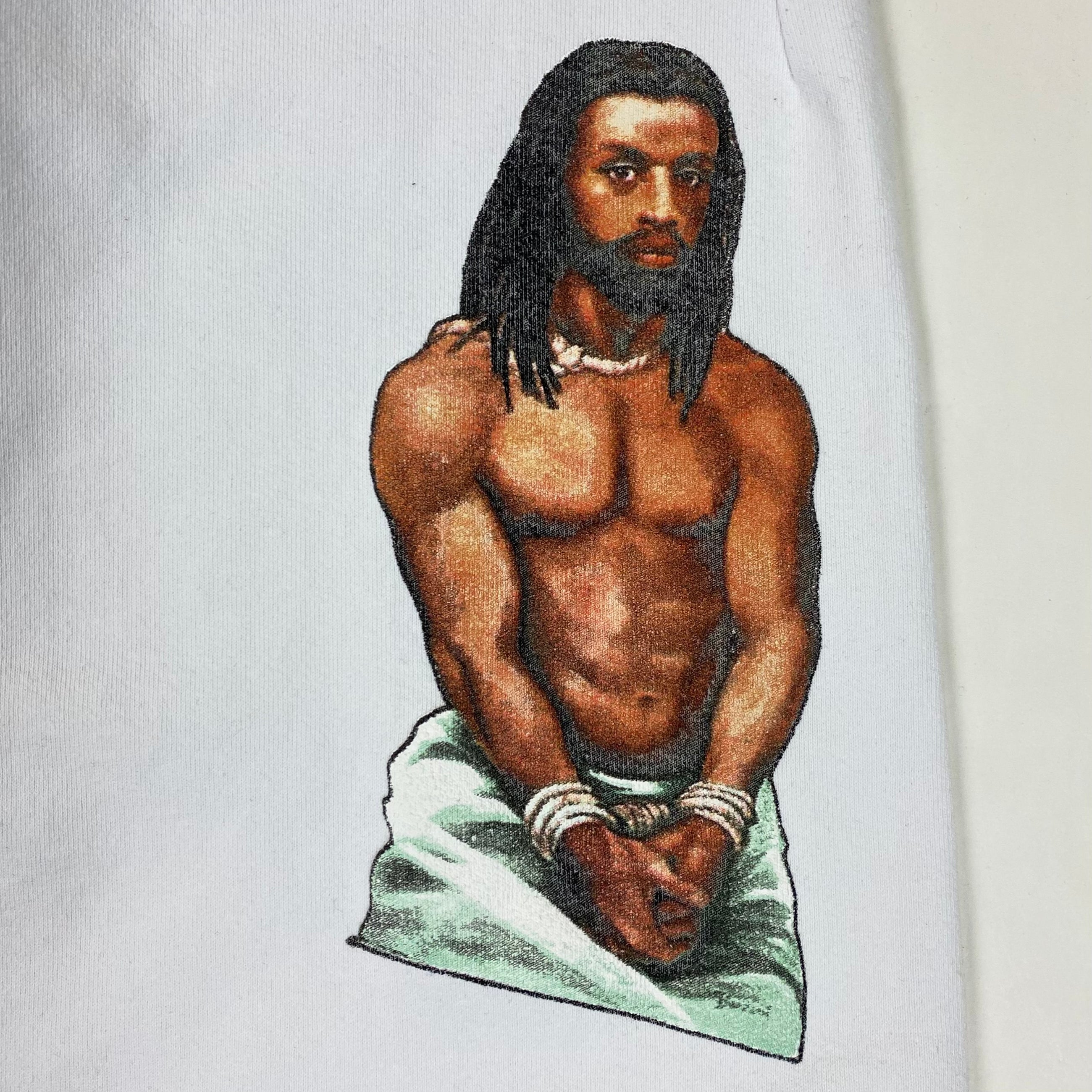 Jesus Is King 2019 AWGE White Sweatpants