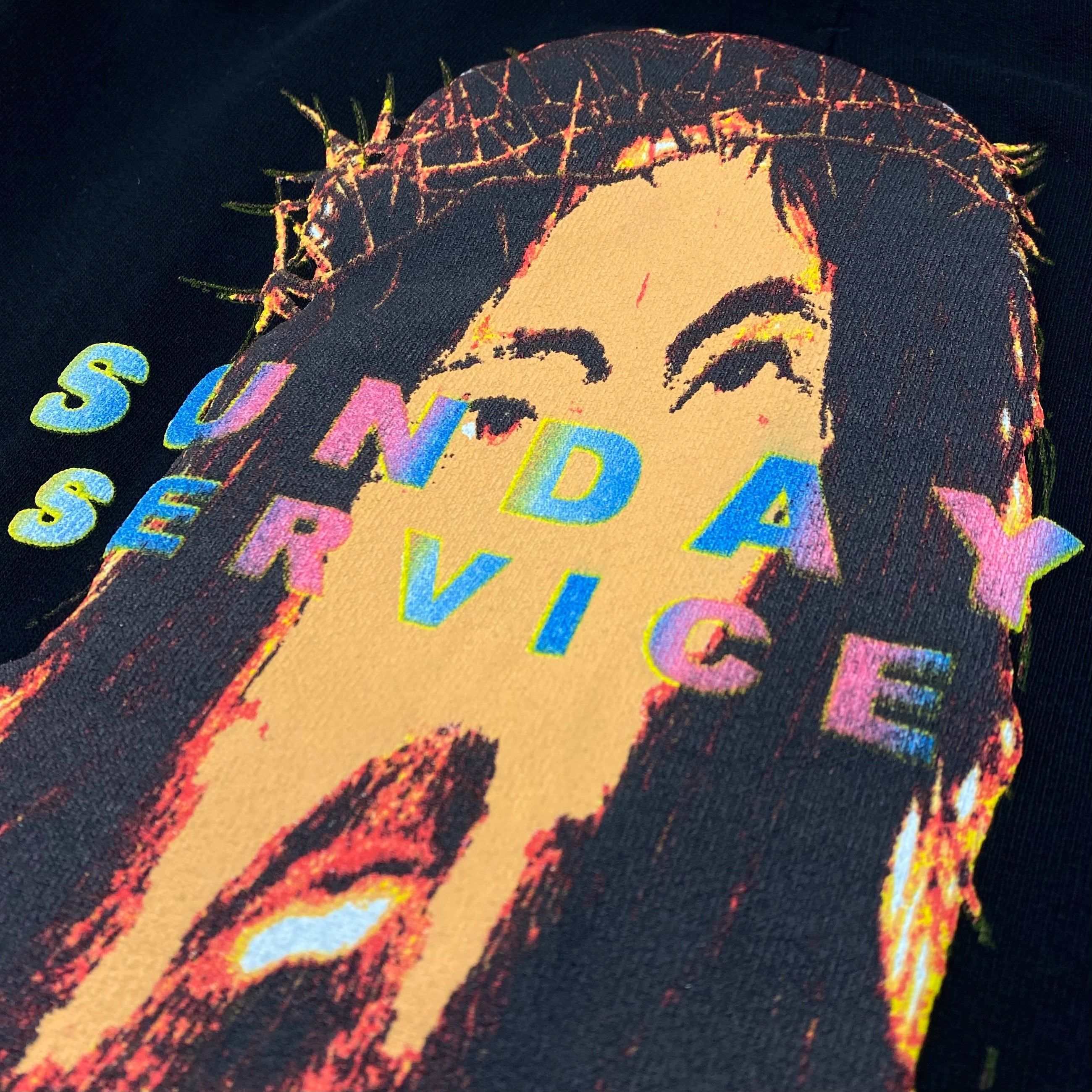 Jesus Is King 2019 AWGE Black Sweatpants