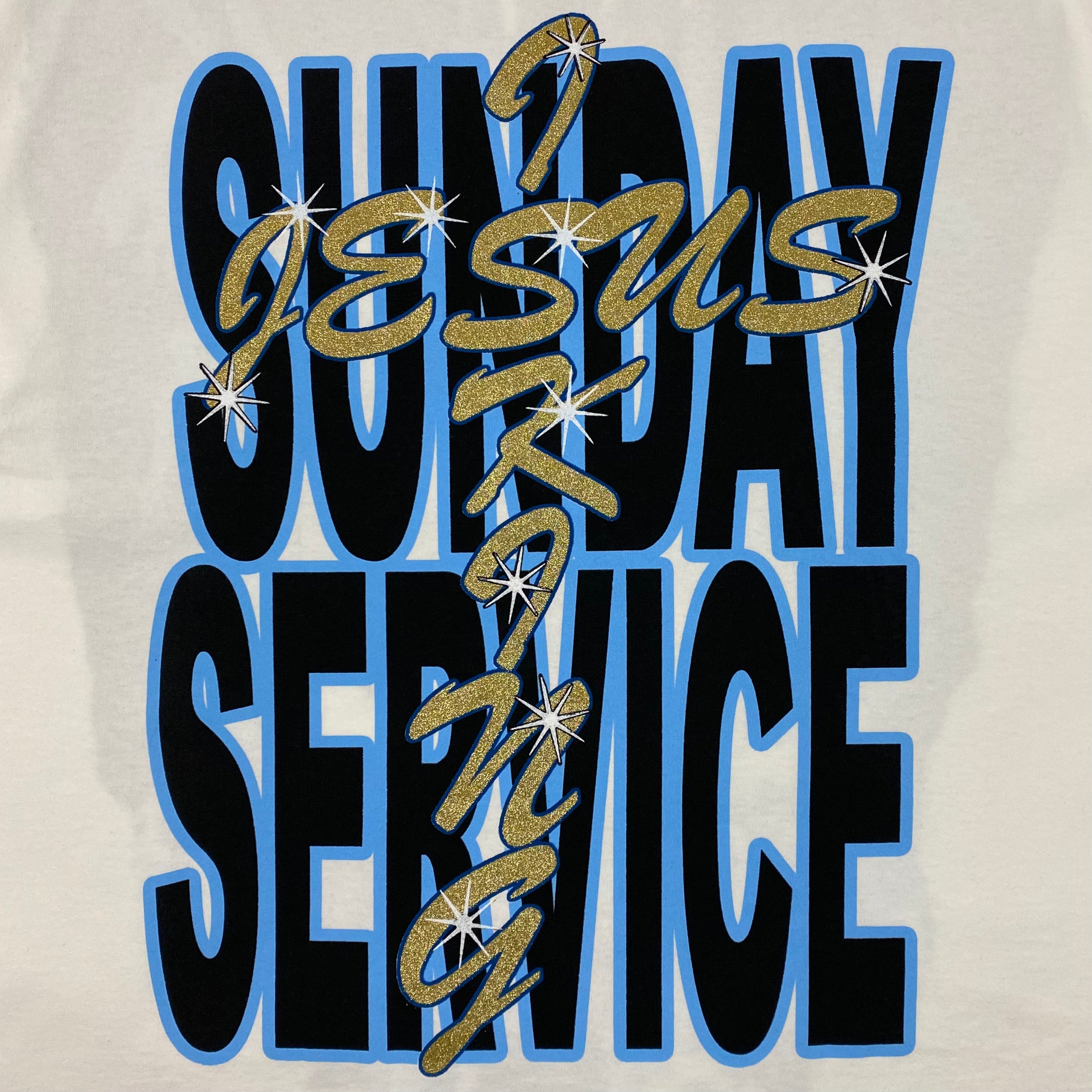 Jesus Is King 2019 AWGE Rhinestone Jesus Tee