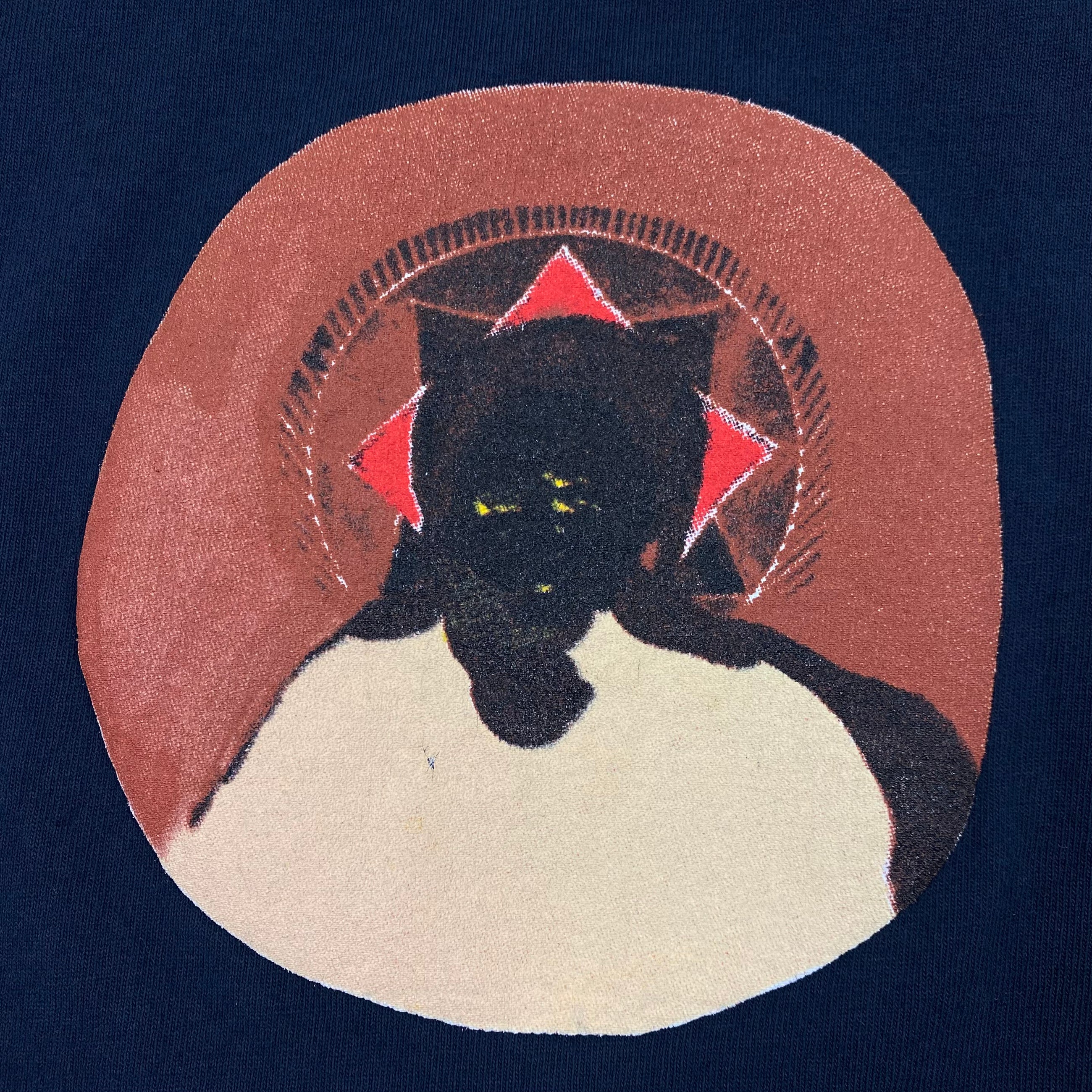 Jesus Is King 2019 Vinyl Portrait Tee In Navy