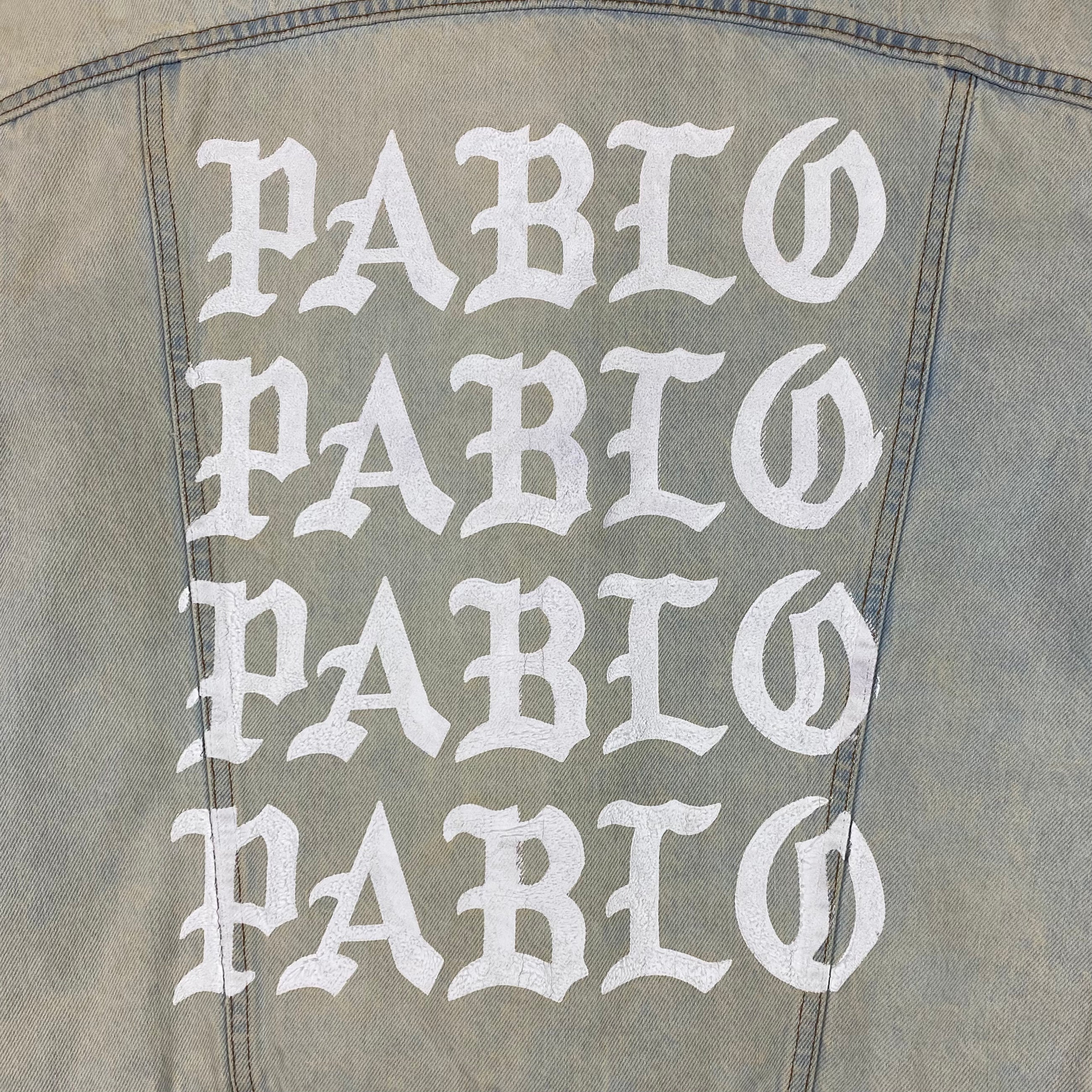 The Life of Pablo 2016 Vintage Lime Washed Pablo Denim