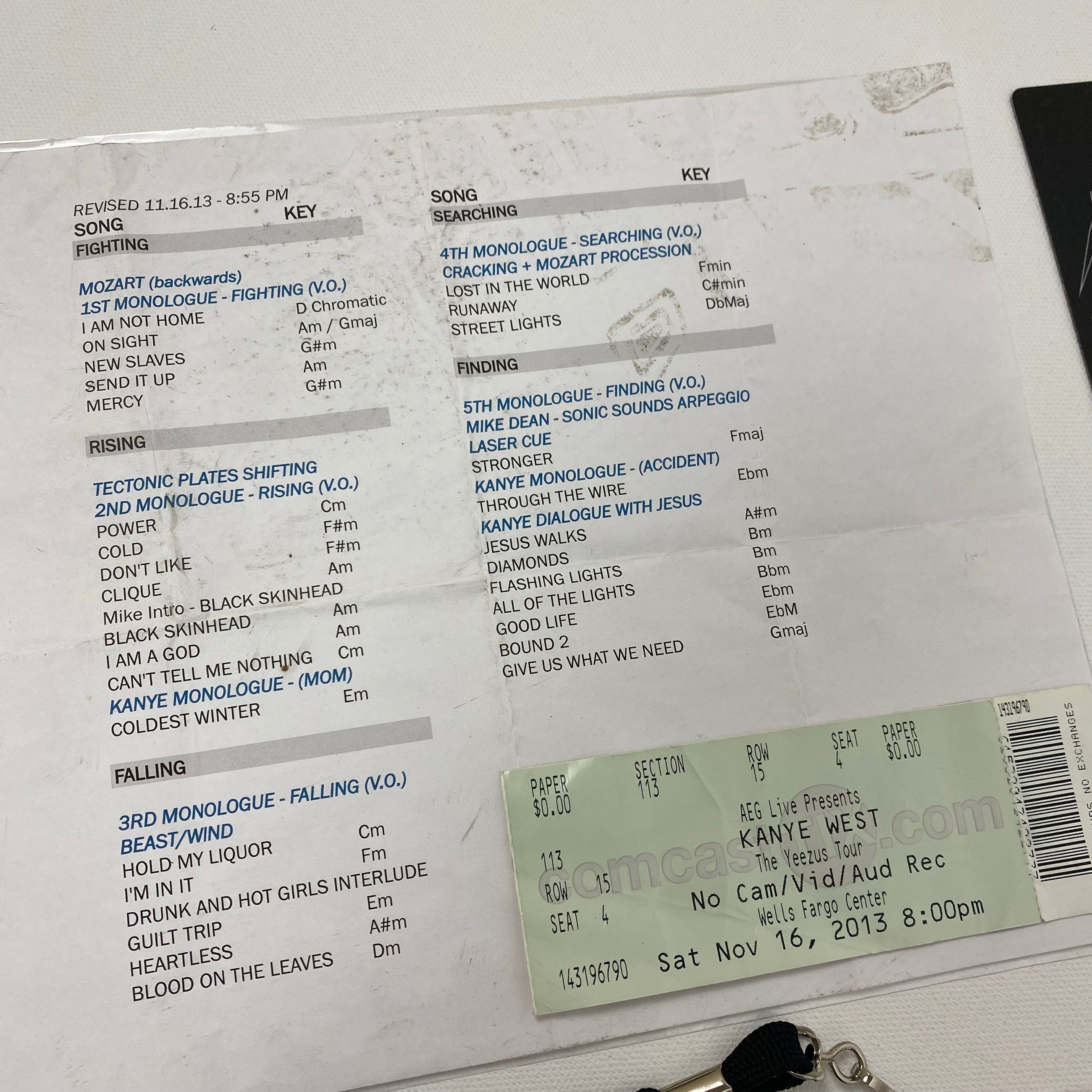 Yeezus Tour 2013/2014 Backstage Set