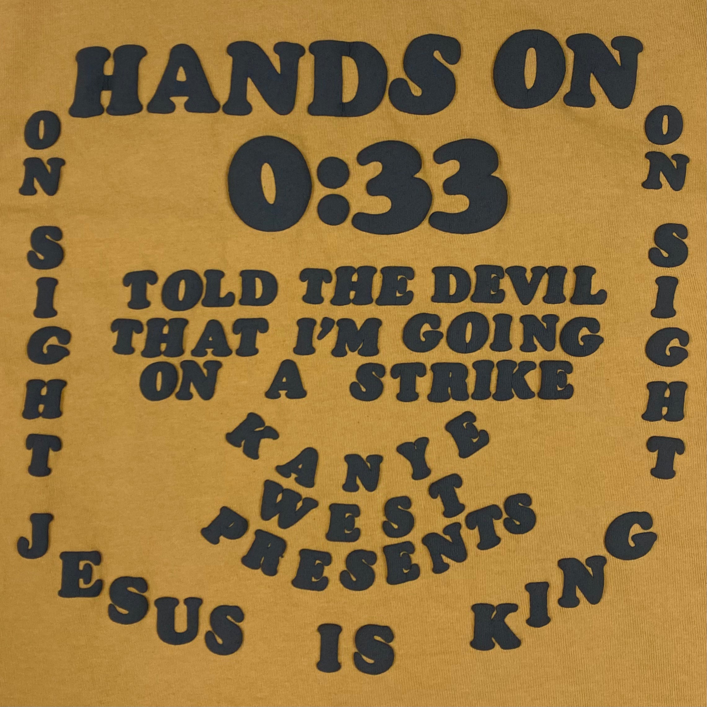 Jesus Is King 2019 ‘Hands On’ Tee By CPFM & James Turrell