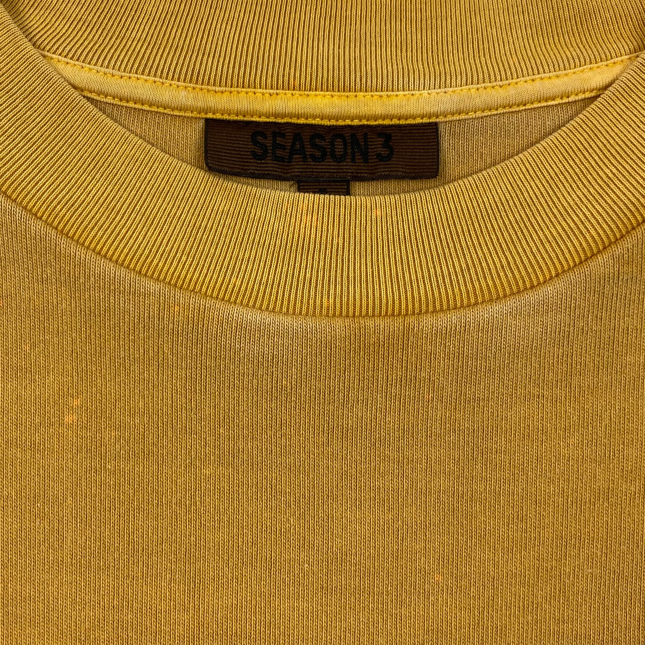 Yeezy Season 3 Gold Dust Rugby Knit Tee