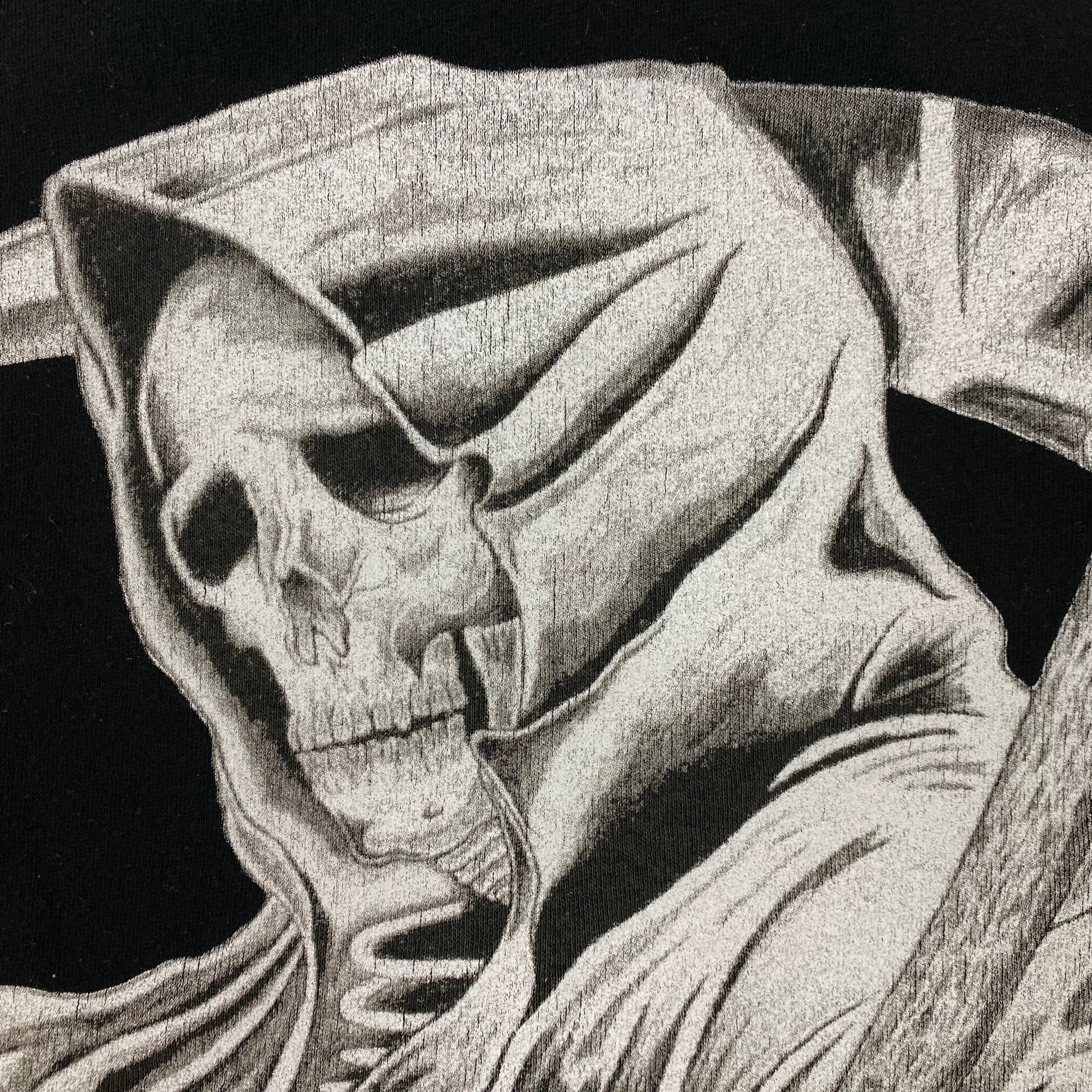 Yeezus Tour 2014 OG Grim Reaper Hoodie By Wes Lang