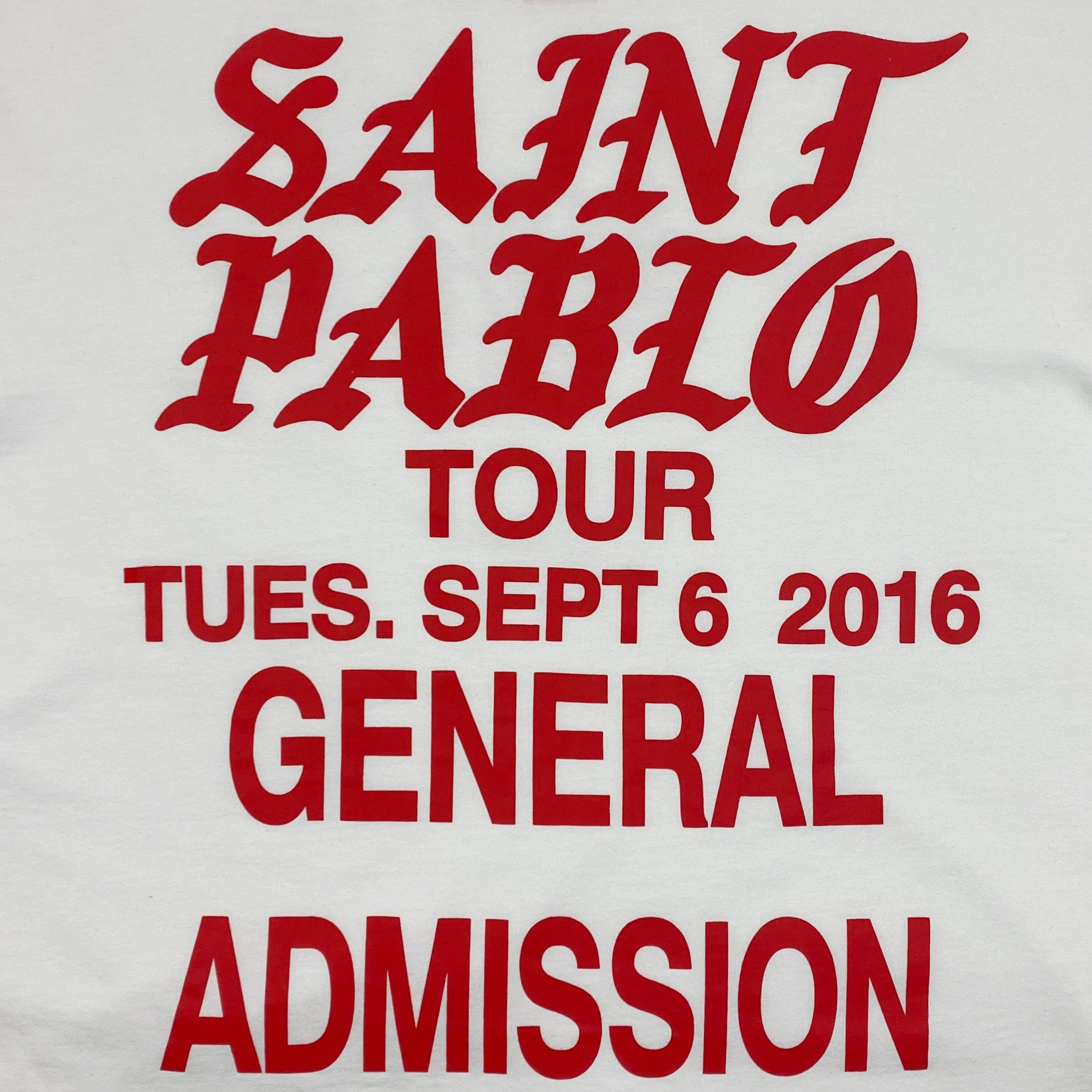 Saint Pablo Tour 2016 Unreleased Thermal Long Sleeve
