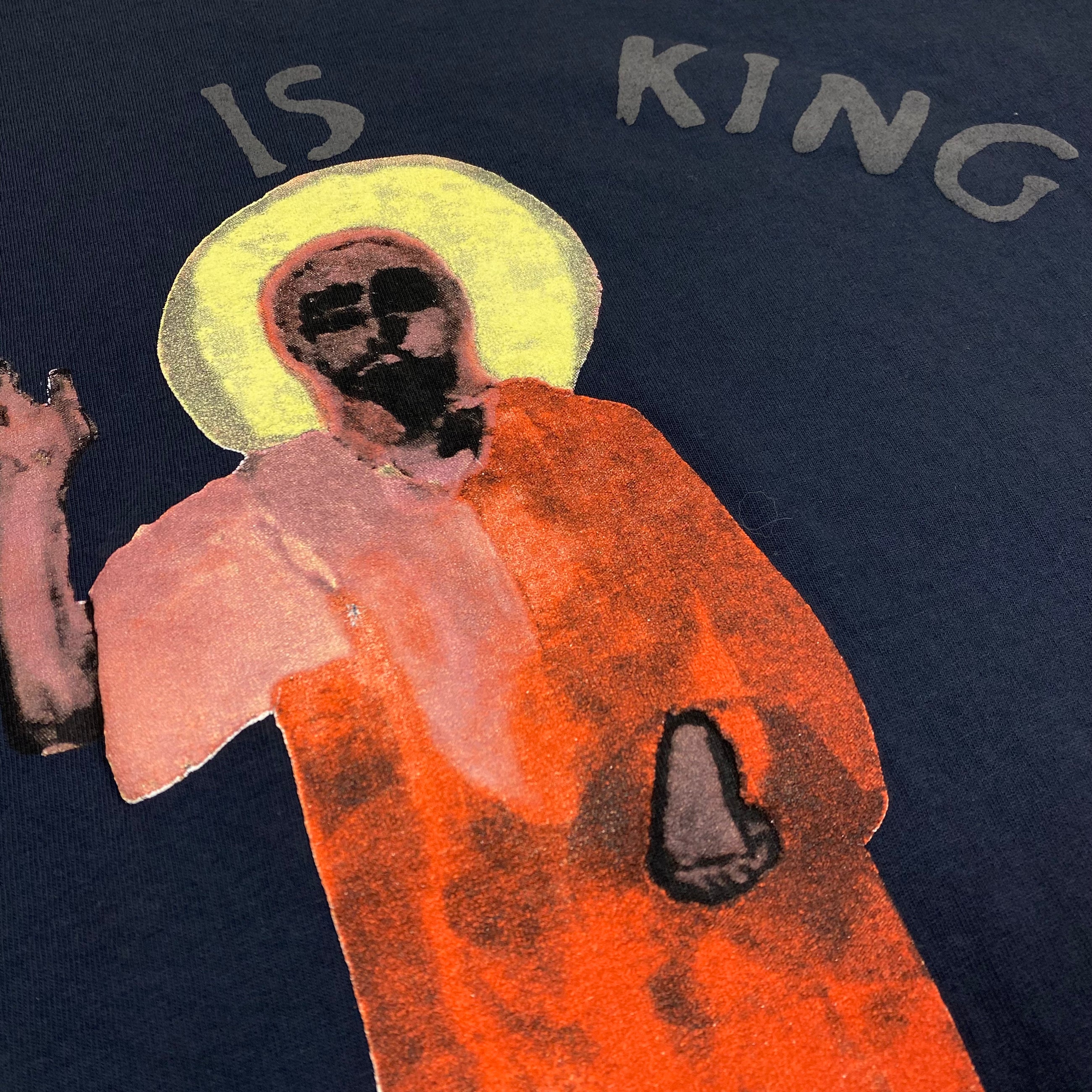 Jesus Is King 2019 Portrait Tee In Navy