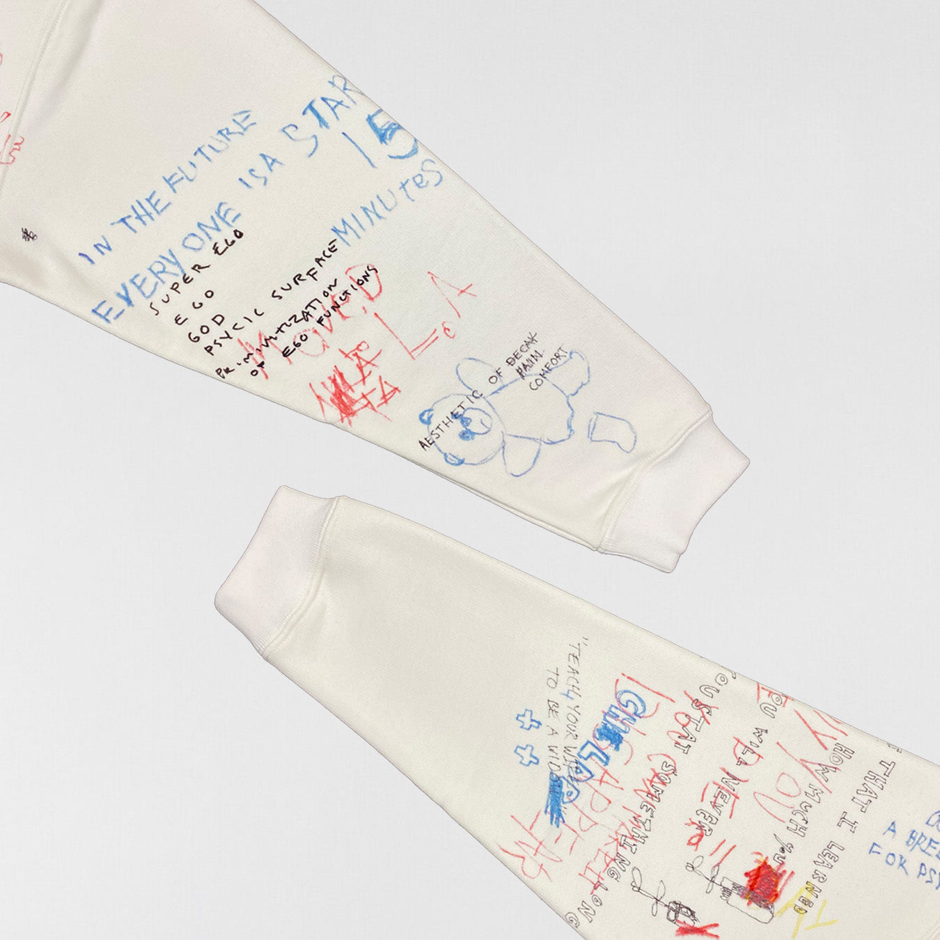 Yeezy Season 5 Scribbled Adidas Crewneck By ERD | Paris Saint