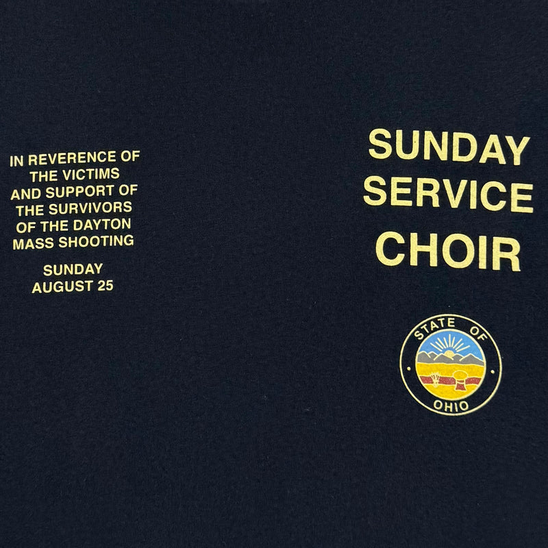 Jesus Is King 2019 Unreleased Sunday Service Ohio Choir Tee In Navy