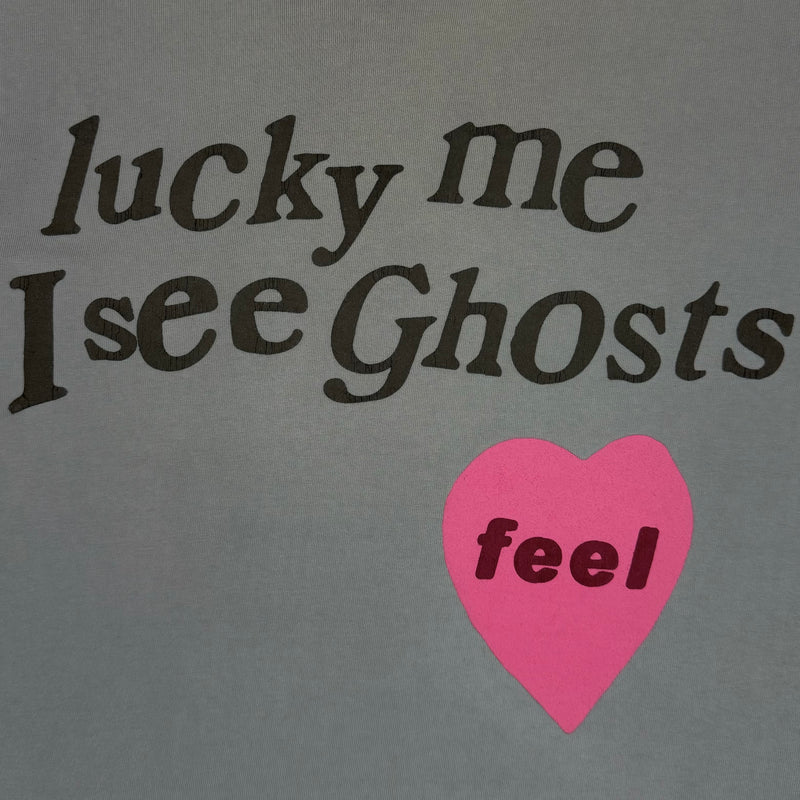 Kids See Ghost 2018 CPFM 'Lucky Me I See Ghosts' Tee In Glacier