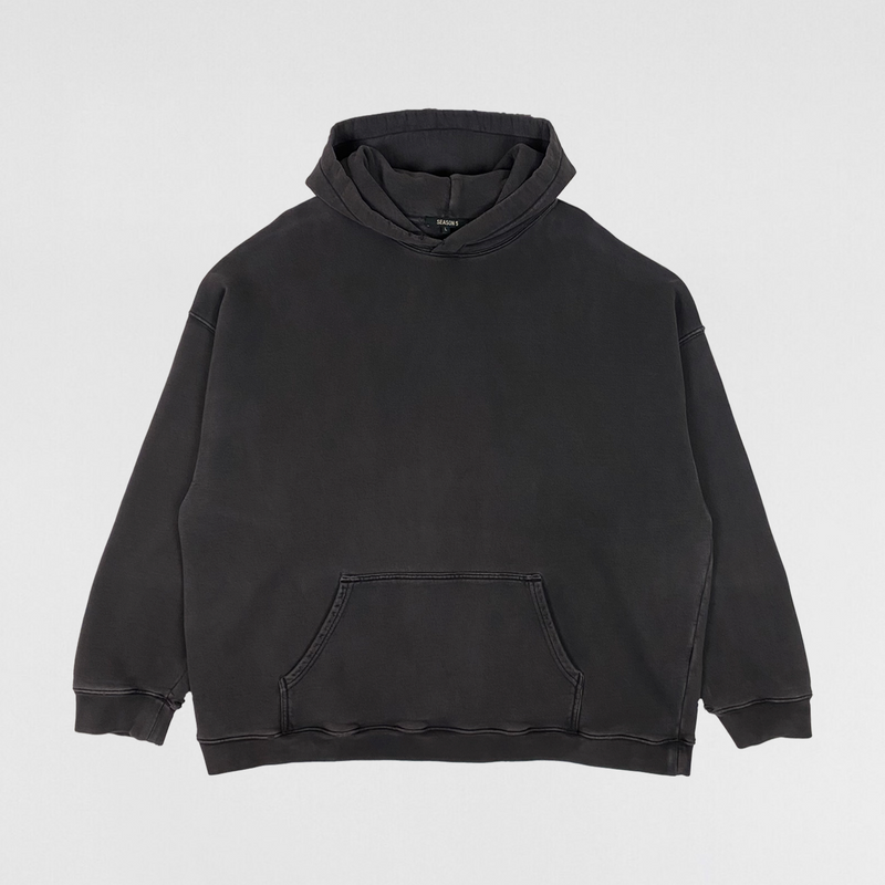 Yeezy Season 5 Over Dyed Hoodie In Ink