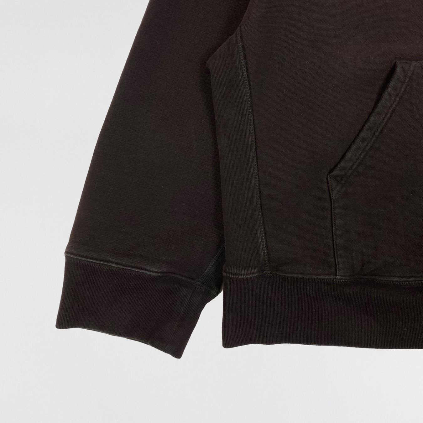 Yeezy Season 3 Zip Up Hoodie In Onyx Dark