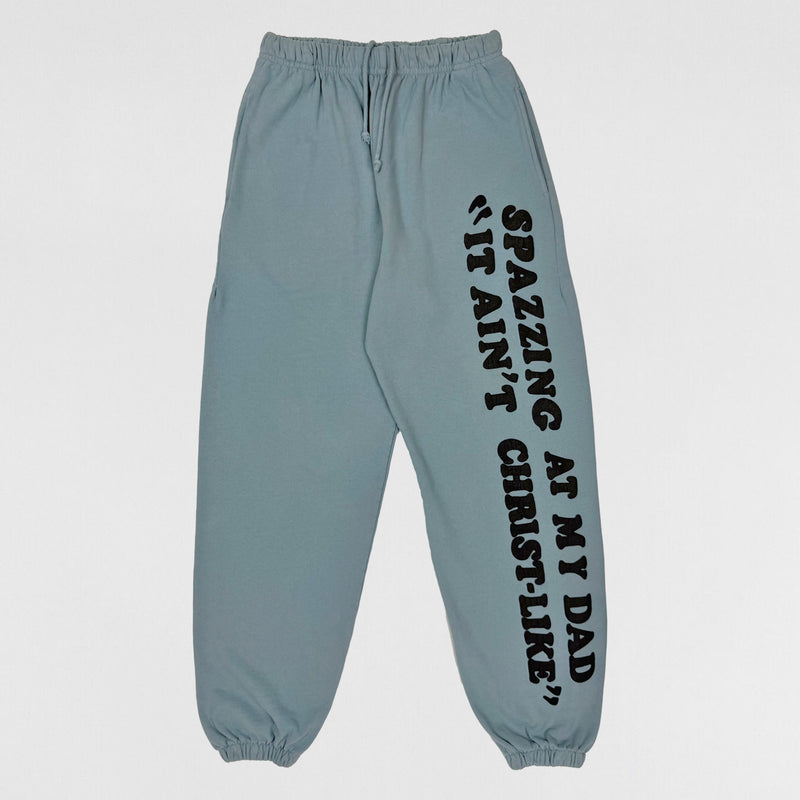 Jesus Is King 2019 Follow God Sweatpants In Blue By CPFM