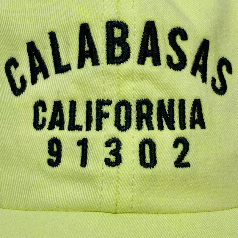 Yeezy 2017 Calabasas Embroidered Hat In Frozen Yellow