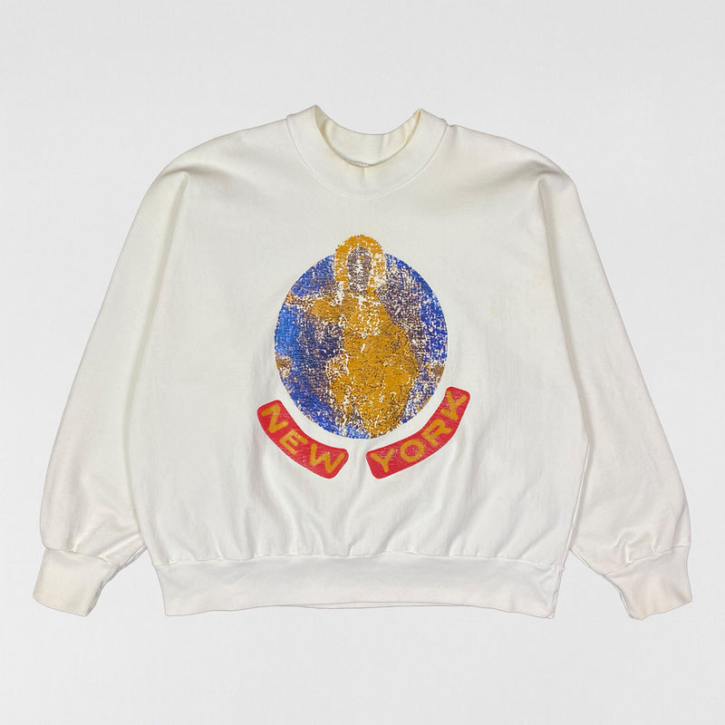 Jesus Is King 2019 OG NY Crewneck In White