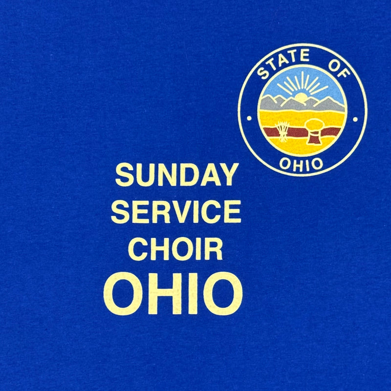 Jesus Is King 2019 Unreleased Sunday Service Ohio Choir Tee In Blue
