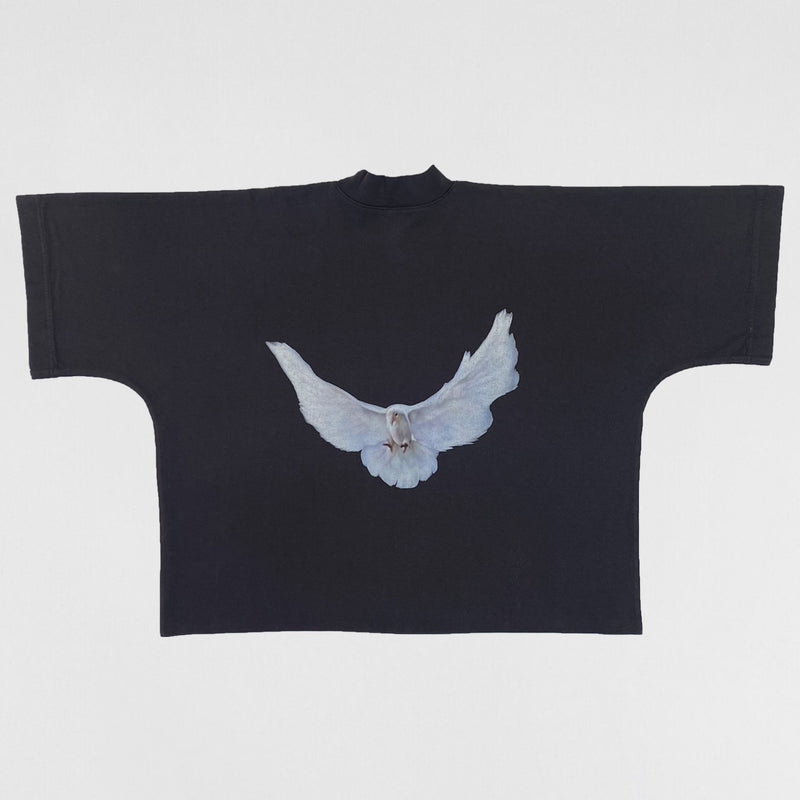 Yeezy Gap Balenciaga 2022 No Seam Dove Boxy Tee In Dark Grey