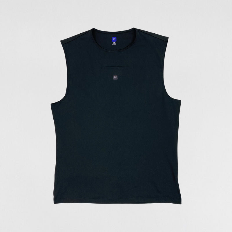 Yeezy Gap Balenciaga 2022 Second Skin Sleeveless Tee In Black