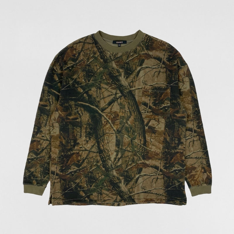 Yeezy Season 5 Pocket Long Sleeve In Wolves Camo