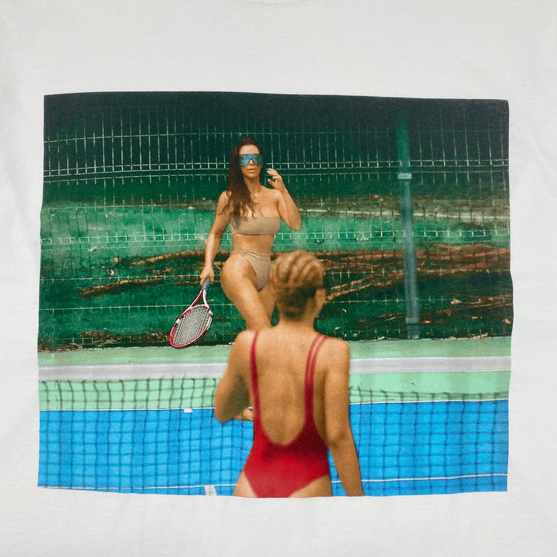 Saint Pablo Tour 2016 Kim Kardashian Long Sleeve In White