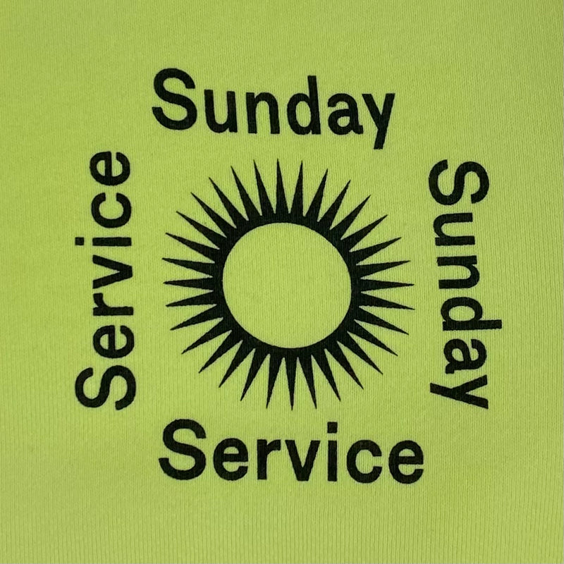 Jesus Is King 2019 Unreleased Kid's Sunday Service Crewneck In Frozen Yellow
