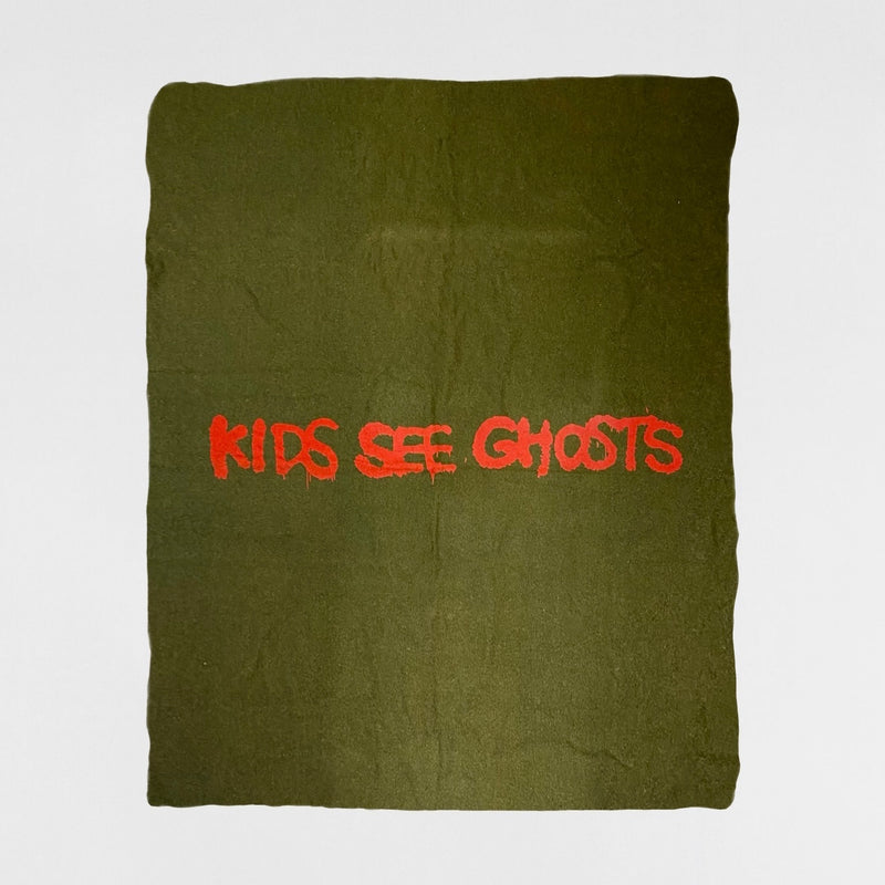 Kids See Ghost 2018 Graffiti Military Wool Blanket