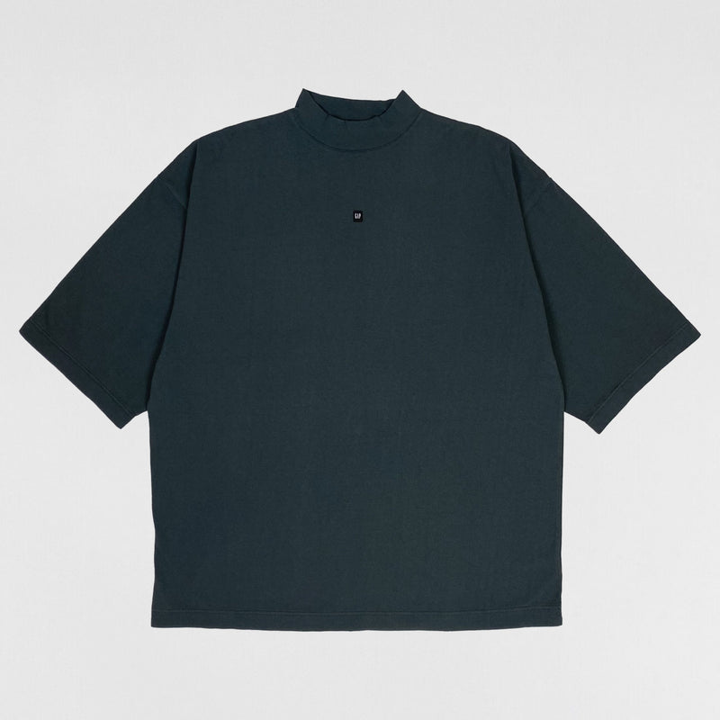 Yeezy Gap Balenciaga 2022 Quarter Sleeve Logo Tee In Dark Green