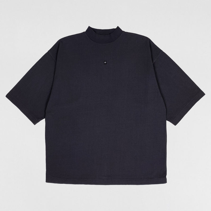 Yeezy Gap Balenciaga 2022 Quarter Sleeve Logo Tee In Dark Grey