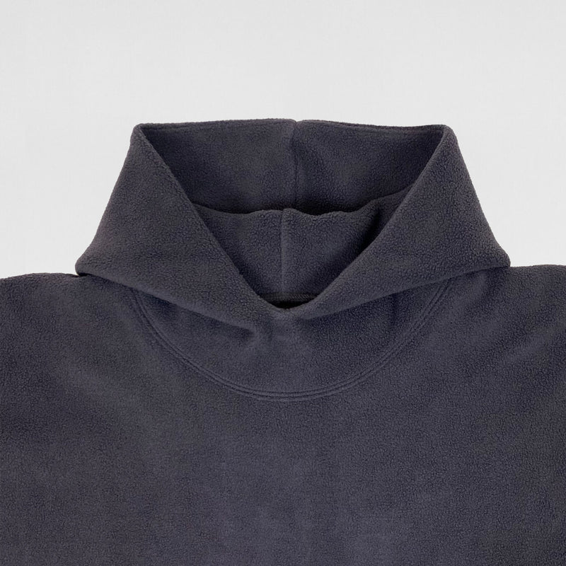 Yeezy Gap Balenciaga 2022 Polar Fleece Hoodie In Dark Grey