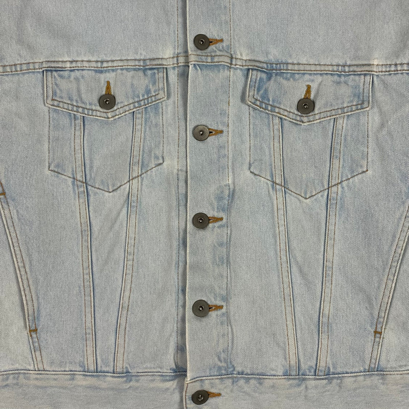 Yeezy Season 5 Denim Jacket In Faded Indigo