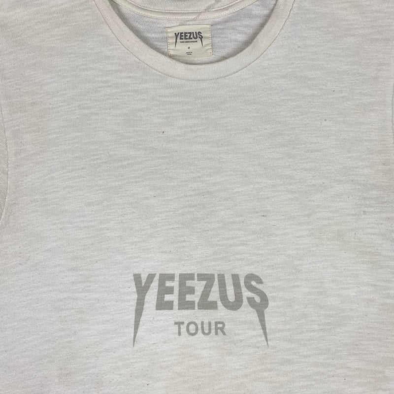Yeezus Tour 2013 Black Friday Cut Off Tee In White