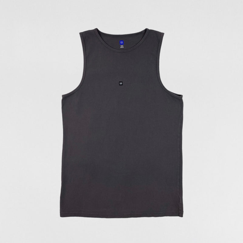 Yeezy Gap Balenciaga 2022 Loose Tank Top In Dark Grey