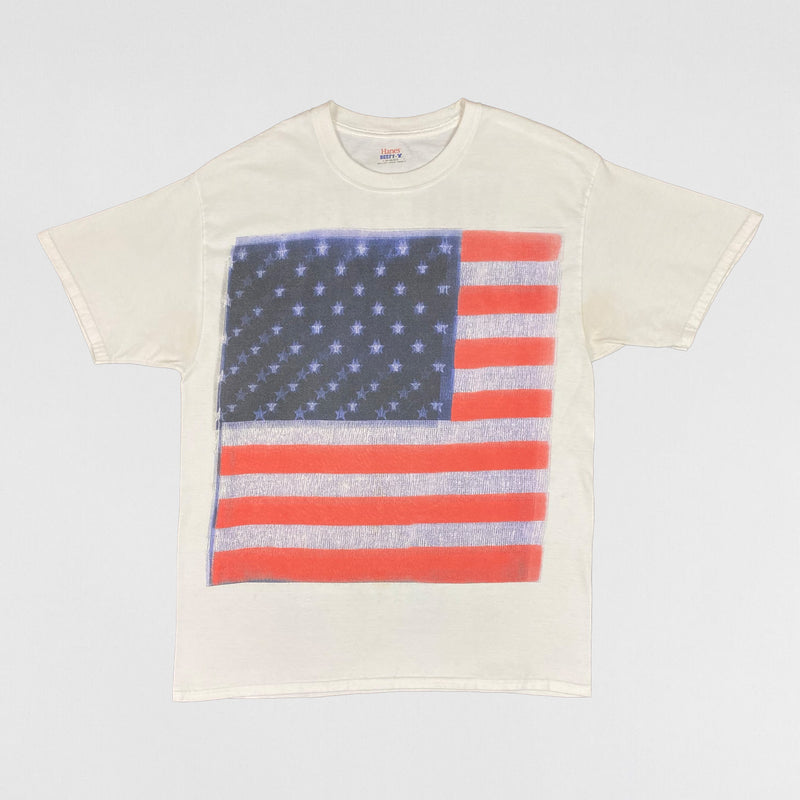 Watch The Throne 2012 USA Flag Tee In White