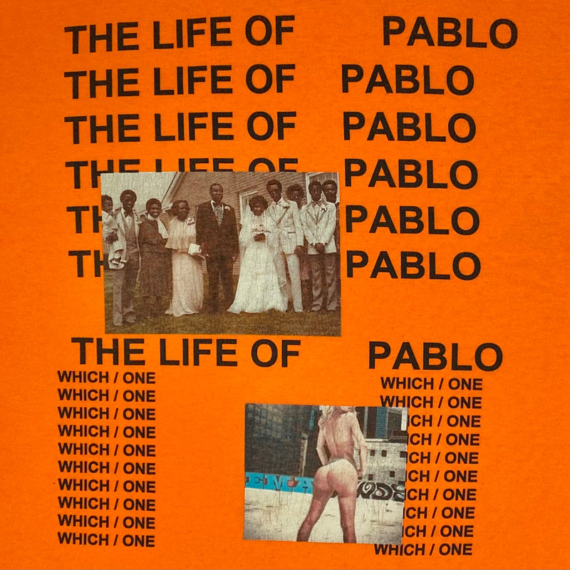 The Life of Pablo 2016 ‘Album Cover’ Long Sleeve In Orange