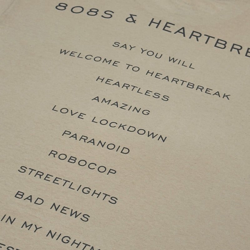 808’s & Heartbreak 2015 Hollywood Bowl Tee In Sand