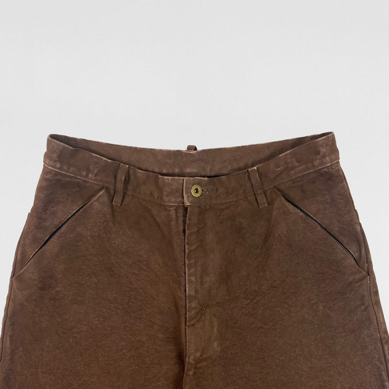 Yeezy Season 2 Unreleased Runway Workwear Pants In Brownstone