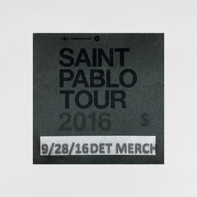The Life of Pablo 2016 Saint Pablo Tour Backstage Pass