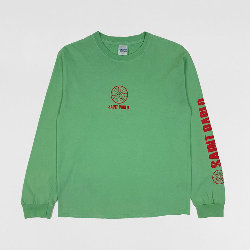 The Life of Pablo 2016 Saint Pablo Logo Long Sleeve In Mint