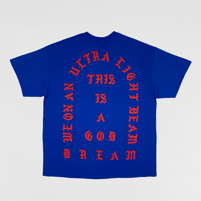 The Life of Pablo 2016 OG ‘Ultralight Beam’ Tee In Blue