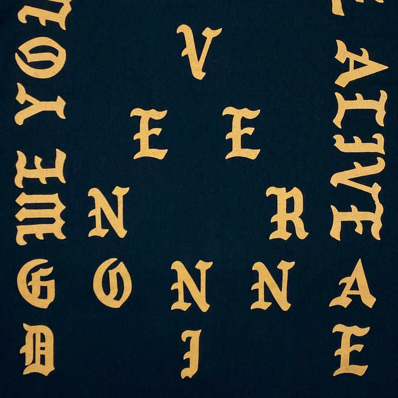 The Life of Pablo 2016 'Waves' Long Sleeve In Black