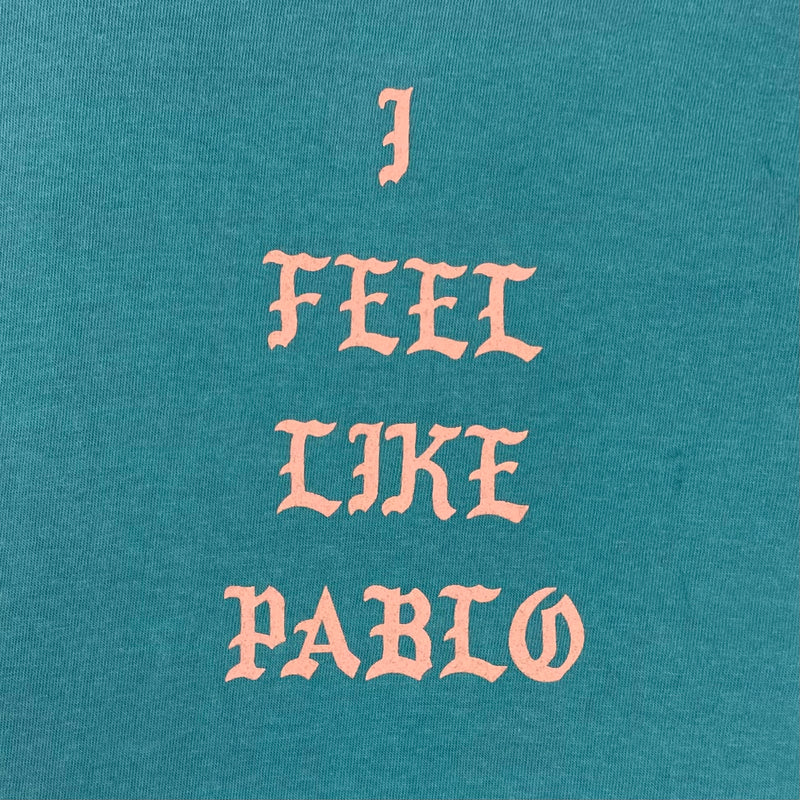 The Life of Pablo 2016 Los Angeles 'I Feel Like Pablo' Long Sleeve In Teal