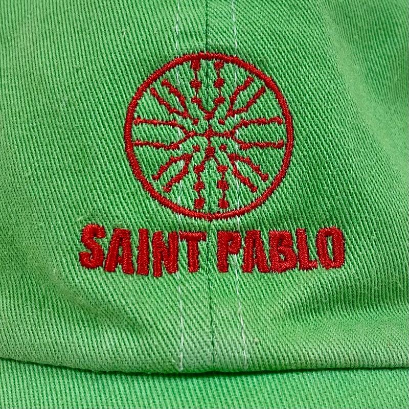 The Life of Pablo 2016 Saint Pablo Embroidered Logo Hat In Mint