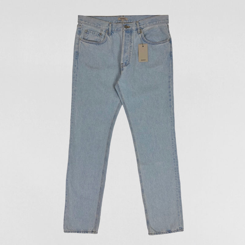Yeezy Season 5 Washed Denim In Faded Indigo